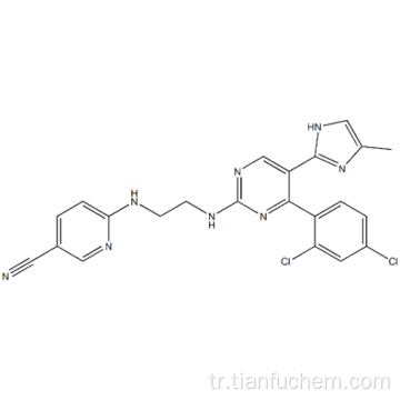 3-Piridinkarbonitril, 6 - [[2 - [[4- (2,4-diklorofenil) -5- (5-metil-1 H-imidazol-2-il) -2-pirimidinil] amino] etil] amino]-CAS 252917-06-9
